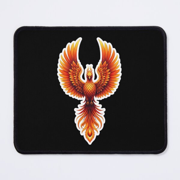 Item preview, Rising Phoenix Fire Bird Sticker designed and sold by Mojbin.