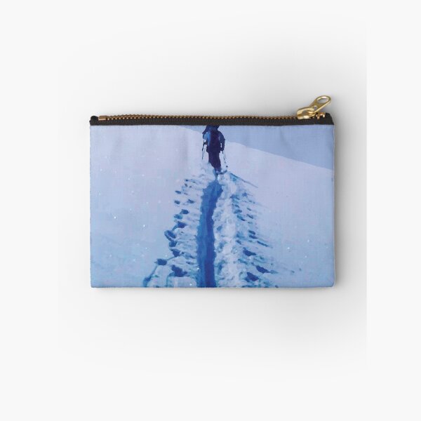 Item preview, Hiker Walking Uphill Through Deep Snow designed and sold by Arturo Daniel Garcia Palomo.