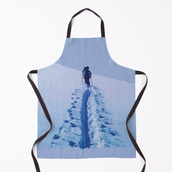 Item preview, Hiker Walking Uphill Through Deep Snow designed and sold by Arturo Daniel Garcia Palomo.