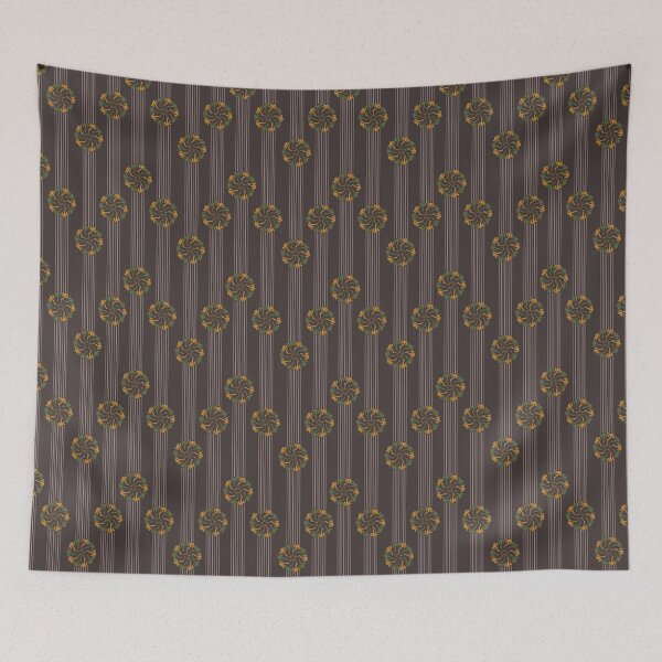 Item preview, Duluth Anchor Radial and Vertical Stripes Tan & Brown designed and sold by Digitalmyth's Designs.