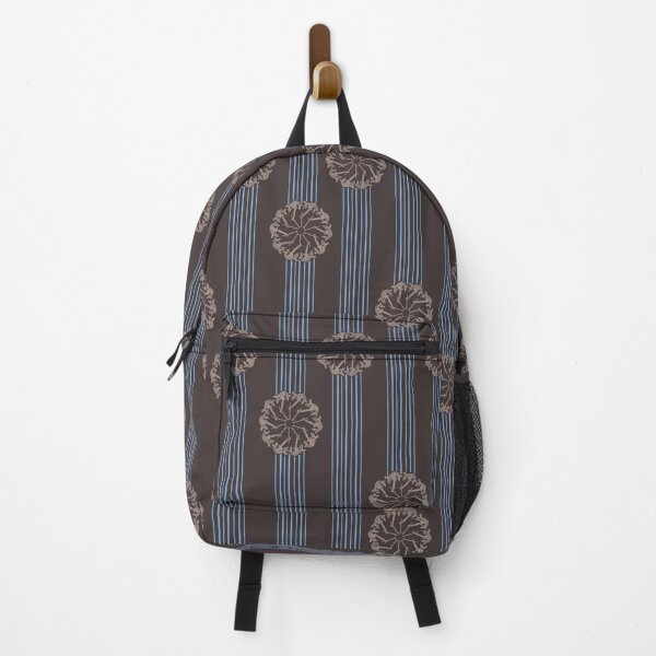 Item preview, \Duluth Anchor Radial and Vertical Stripes Blue & Brown designed and sold by Digitalmyth's Designs.