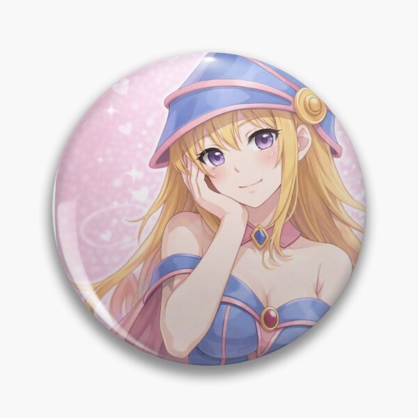 Item preview, Cute Anime Mage Girl Poster – Fantasy Wizard Kawaii Art - Dark Magician Girl designed and sold by AnimePrints4All.