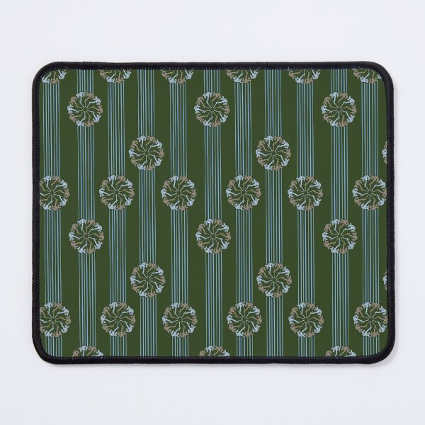 Item preview, Duluth Anchor Radial and Vertical Stripes Blue & Green designed and sold by Digitalmyth's Designs.