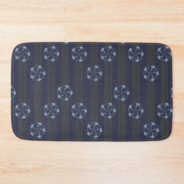 Item preview, Duluth Anchor Radial and Vertical Stripes Green & Blue designed and sold by Digitalmyth's Designs.