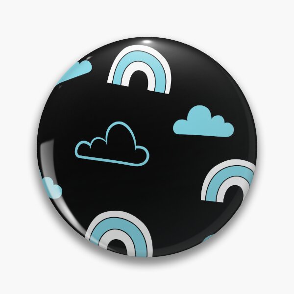 Item preview, Blue rainbows and clouds designed and sold by The Cozy Cauldron.