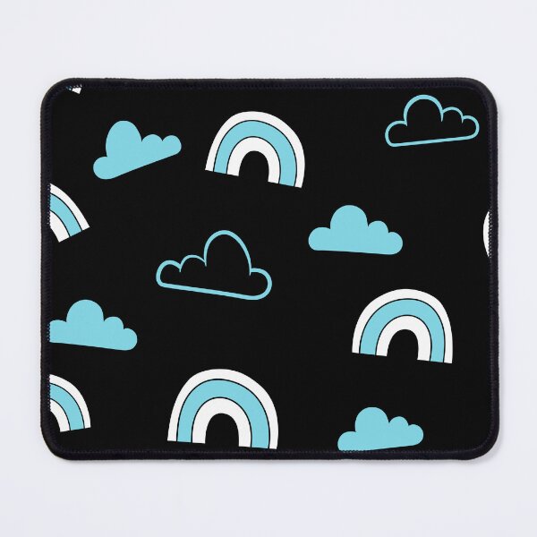 Item preview, Blue rainbows and clouds designed and sold by The Cozy Cauldron.