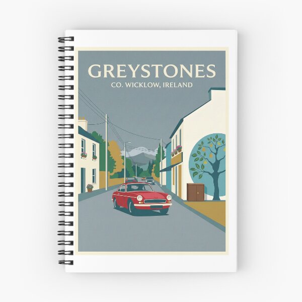 Item preview, Vintage Ireland: Greystones, County Wicklow, Ireland designed and sold by CollyFlowerDesign.