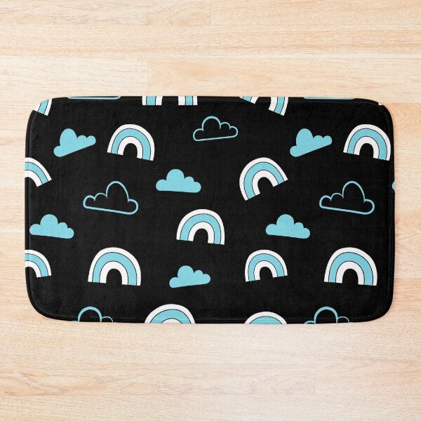 Item preview, Blue rainbows and clouds designed and sold by The Cozy Cauldron.