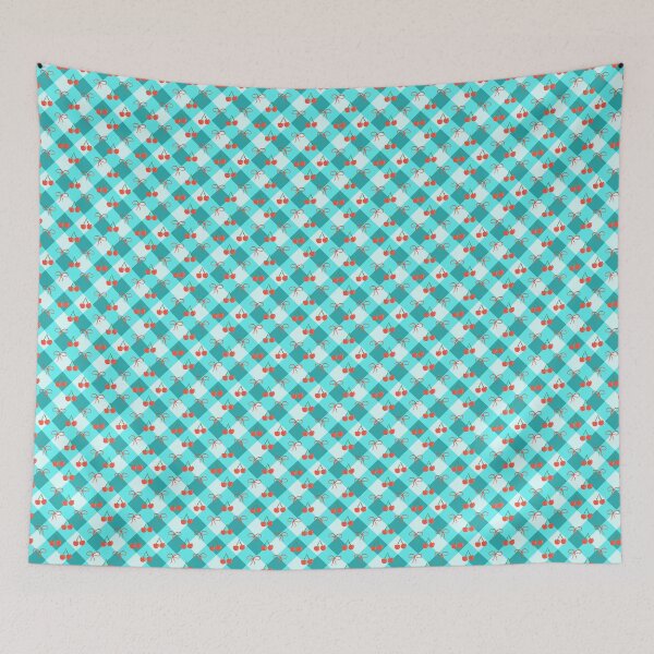 Item preview, Cherry Bow Plaid designed and sold by lavender-lapin.