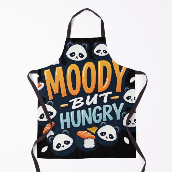 Item preview, Moody But Hungry - Funny Panda and Sushi Lover Quote designed and sold by The Grumpy Pet Club.