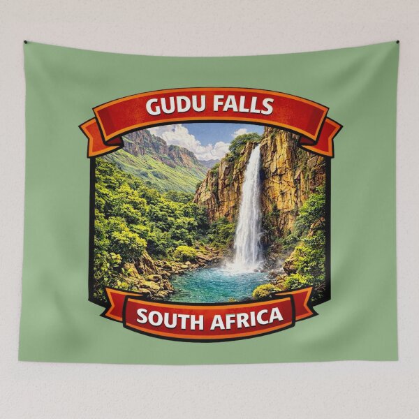 Item preview, Gudu Falls, South Africa - Waterfall designed and sold by Myra365Art.