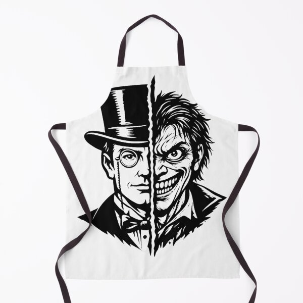 Item preview, Jekyll & Hyde Duality – Gothic Split Face Art designed and sold by Artpicto.