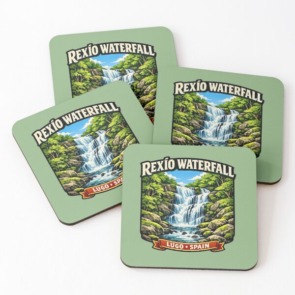 Item preview, Rexio Waterfall, Lugo, Spain designed and sold by Myra365Art.