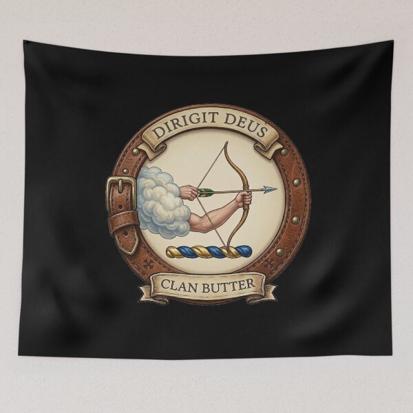 Item preview, Clan Butter Crest designed and sold by BagTown Clans.