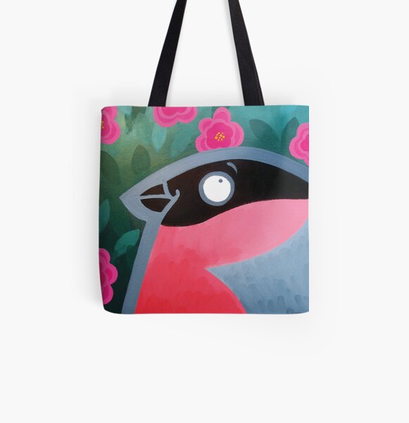 Bullfinch All Over Print Tote Bag