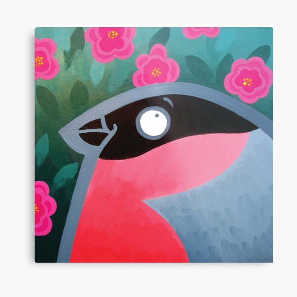 Bullfinch Metal Print