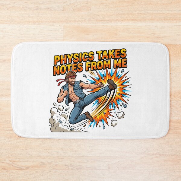Item preview, chuck norris Physics Takes Notes From Me designed and sold by Uglyandcute.