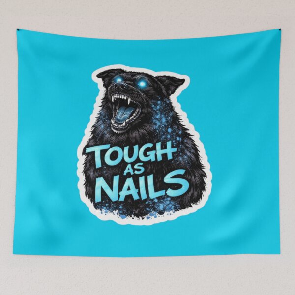 Item preview, Fierce Looking Dog Tough As Nails  designed and sold by victorycity1997.