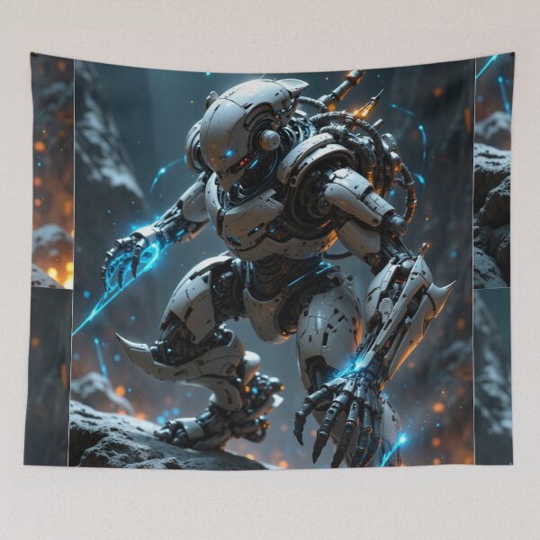 Item preview, Blue Core Sentinel – Futuristic Combat Mech designed and sold by nhk999.