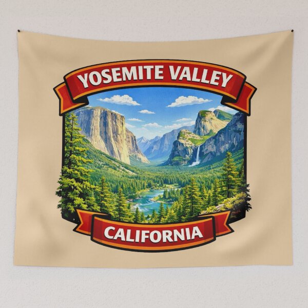 Item preview, Yosemite Valley, California - National Park designed and sold by Myra365Art.