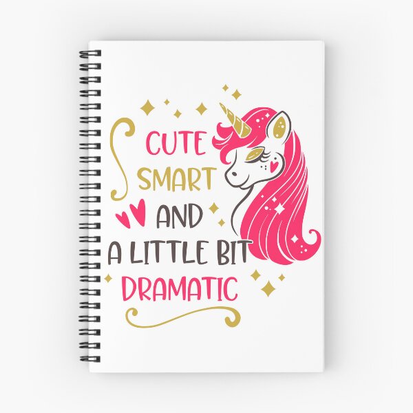 Item preview, Cute Smart and A Little Bit Dramatic Unicorn – Funny Girly Aesthetic Gift designed and sold by marcoliyp.