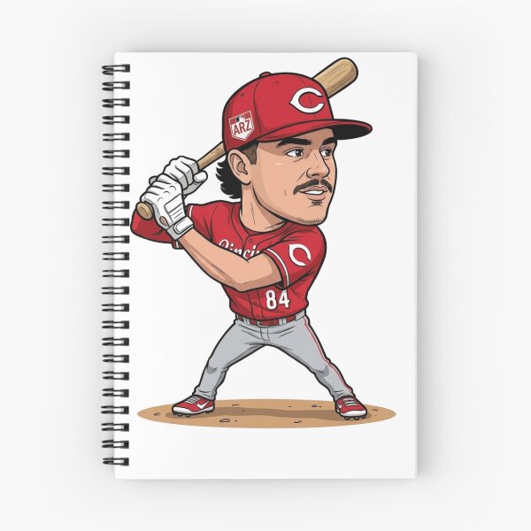 Item preview, Cincinnati Baseball Player #84 Chibi Sticker/T-Shirt Design designed and sold by artsdylan.