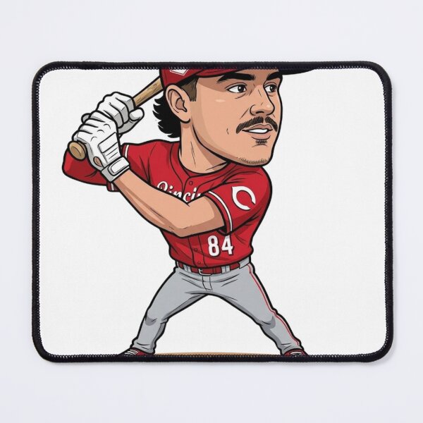 Item preview, Cincinnati Baseball Player #84 Chibi Sticker/T-Shirt Design designed and sold by artsdylan.
