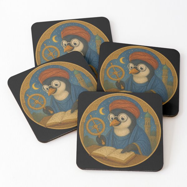 Item preview, Islamic Astronomer Penguin designed and sold by Fort Galaxy.