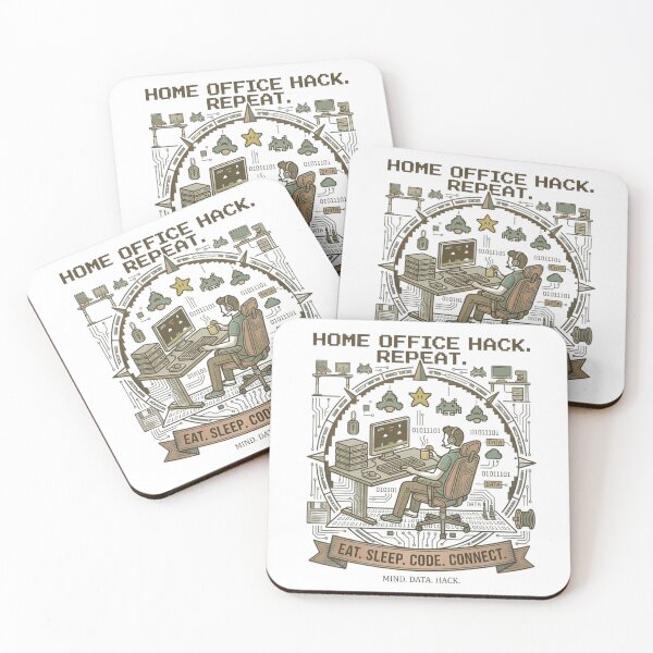 Item preview, HOME OFFICE HACK. REPEAT designed and sold by JarahDesign.