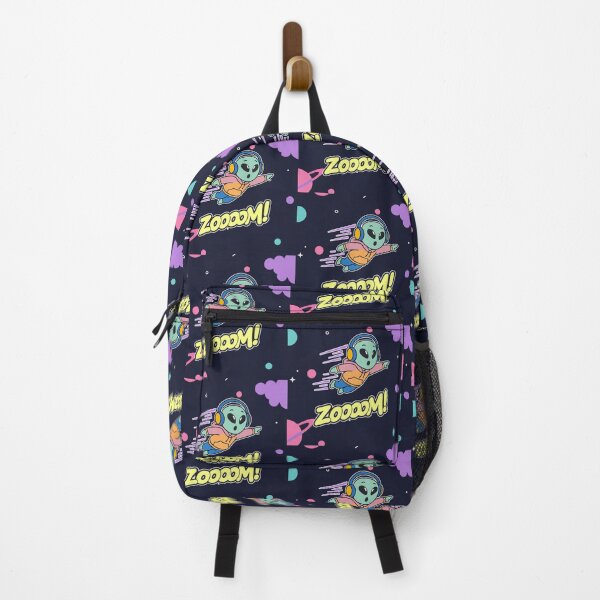Item preview, Zoooom! Flying Alien with Headphones Cartoon designed and sold by Taridesign.