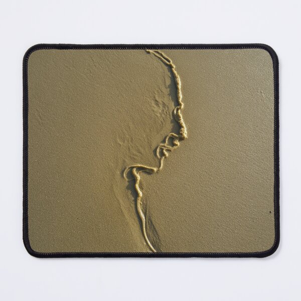 Item preview, Artistic Face Silhouette In Wet Sand designed and sold by chase-thewave.
