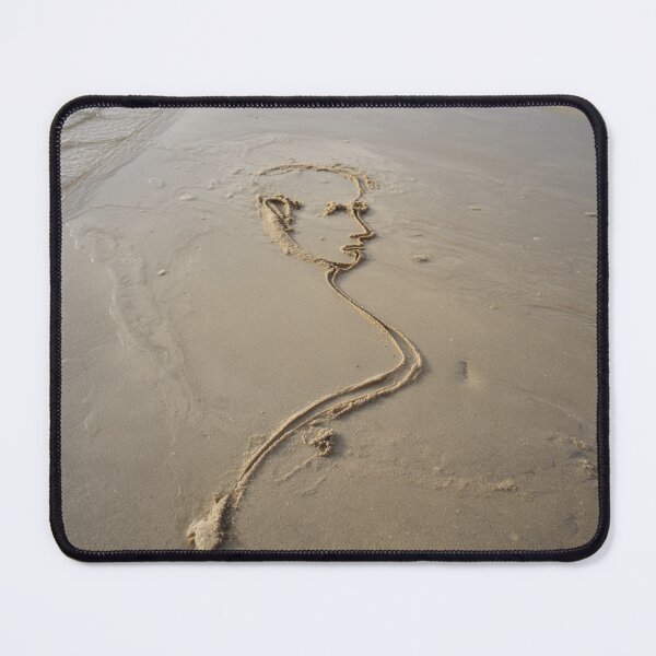 Item preview, One Line Face Drawing In Shoreline Sand designed and sold by chase-thewave.