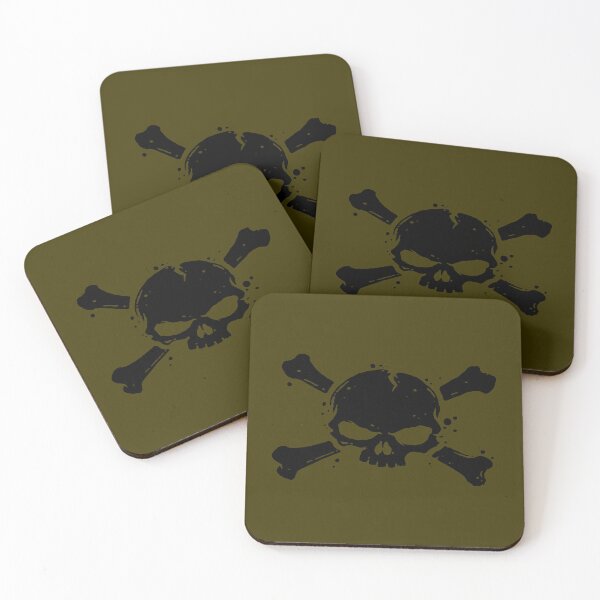 Item preview, Skull and Crossed Bones black designed and sold by RedStormCloud.