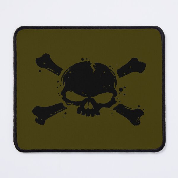 Item preview, Skull and Crossed Bones black designed and sold by RedStormCloud.