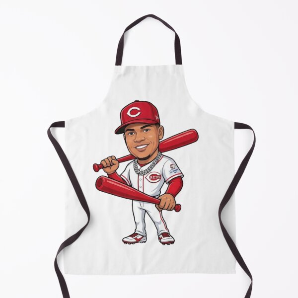 Item preview, Noelvi Marte Power Hitter Icon - Two Red Bats & Cincinnati Hat designed and sold by artsdylan.
