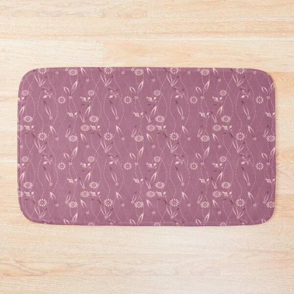 Item preview, Floral pattern retro monochrome fine designed and sold by fuzzyfox.