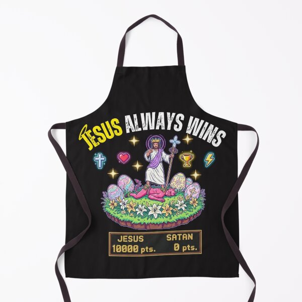 Item preview, JESUS ALWAYS WINS | JESUS 10000 SATAN 0 designed and sold by UnboundFull.
