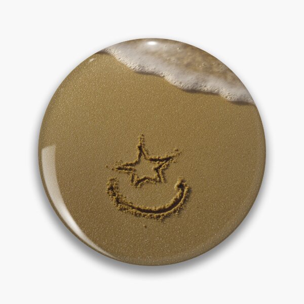 Item preview, Crescent Moon And Star Sand Drawing designed and sold by chase-thewave.
