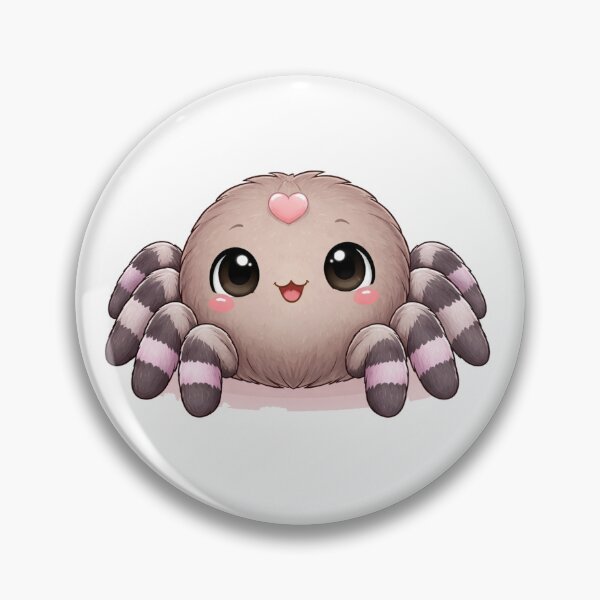 Item preview, Kawaii Spider Cute Cartoon Animal Sticker for Kids & Bug Lovers designed and sold by RickE.
