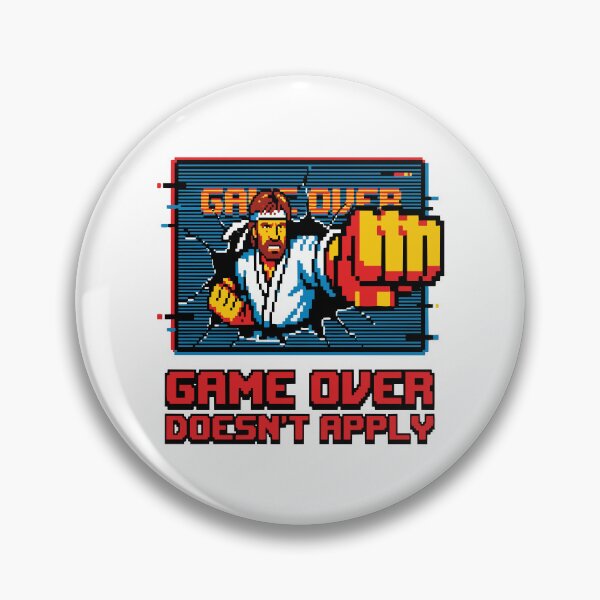 Item preview, chuck norris Game Over Doesn’t Apply designed and sold by Uglyandcute.
