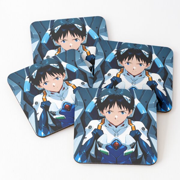 Item preview, Shinji Ikari Neon Genesis Evangelion Pilot Seat Under Blue Sky designed and sold by 108Recordings.