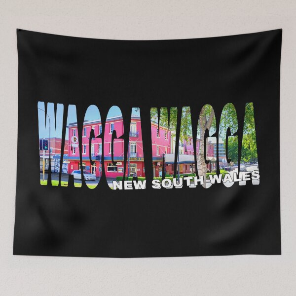 Item preview, WAGGA WAGGA New South Wales - Historic Hotel Pub with Beautiful Trees designed and sold by Adam Gormley.