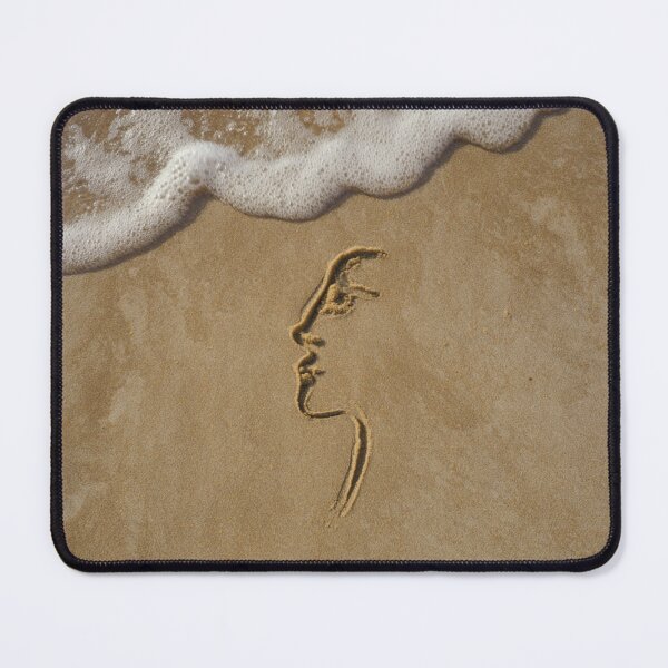 Item preview, Dreamy Face Sketch In Shoreline Sand designed and sold by chase-thewave.