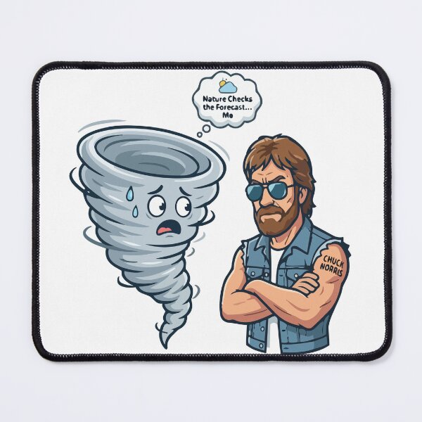 Item preview, chuck norris Nature Checks the Forecast… Me designed and sold by Uglyandcute.