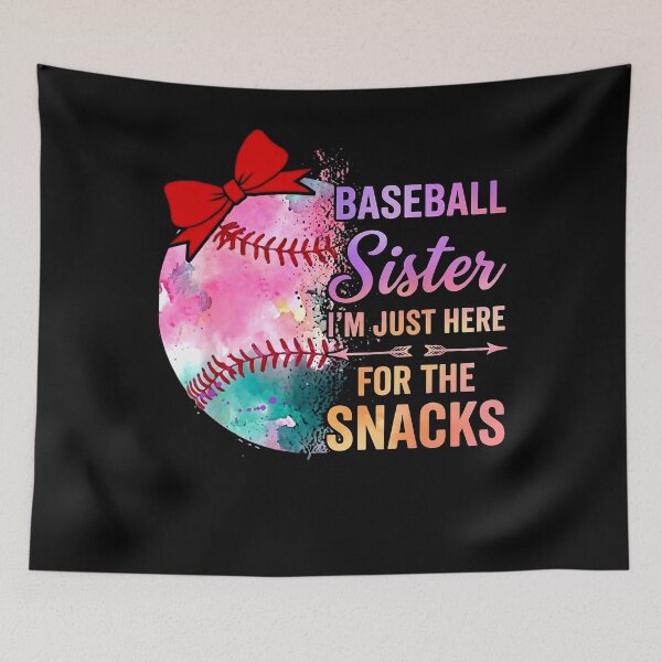 Item preview, Baseball Sister Snack Lover Shirt designed and sold by KIROSALS.