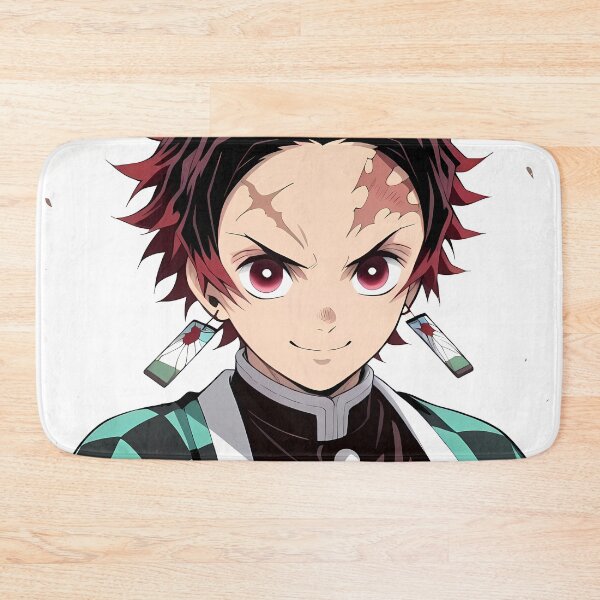 Item preview, Tanjiro Kamado Demon Slayer Clean Portrait Smile designed and sold by 108Recordings.