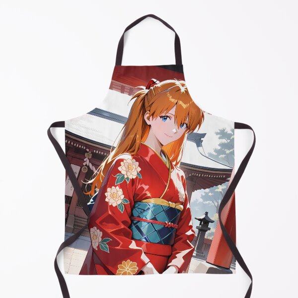 Item preview, Asuka Langley Soryu Neon Genesis Evangelion Red Kimono designed and sold by 108Recordings.