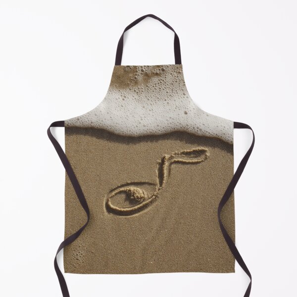 Item preview, Musical Note Drawing In Beach Sand designed and sold by chase-thewave.
