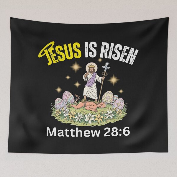 Item preview, JESUS IS RISEN | MATTHEW 28:6  designed and sold by UnboundFull.