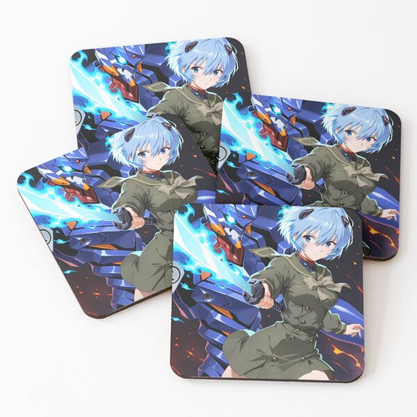 Item preview, Rei Ayanami Neon Genesis Evangelion Anime Girl Waifu Mecha Sword Flame designed and sold by 108Recordings.